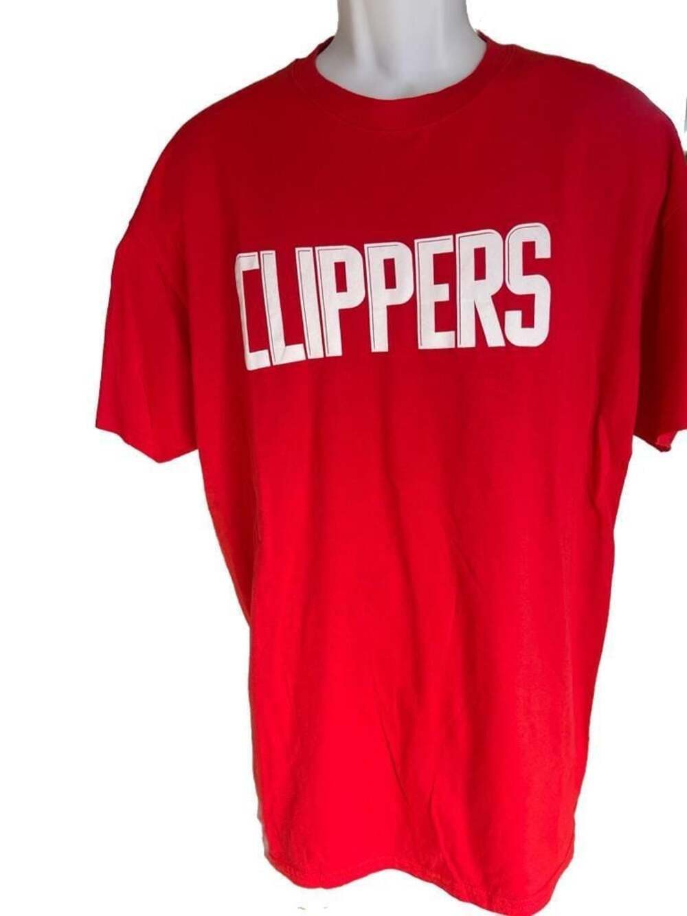 Gildan Clippers T-shirt XL Red Clippers Logo For Men